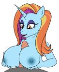  anthro big_breasts breasts equid female friendship_is_magic hi_res male male/female mammal my_little_pony penis sassy_saddles_(mlp) sex steelph titfuck 