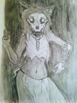  bone canid canine female mammal midriff scp-1471 scp_foundation sketch skull solo undead victordantes 