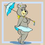  bear blue_eyes breasts butt cindy_bear female hanna&#8211;barbera mammal solo unknown_artist yogi_bear 