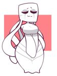  alpha_channel big_breasts breasts eyes_closed featureless_breasts female ghast hi_res humanoid kiwihermit minecraft not_furry simple_background solo tentacles transparent_background video_games wide_hips 