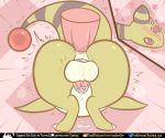  &lt;3 &lt;3_eyes 2019 ampharos anal anus balls blush bodily_fluids chastity_cage chastity_device cum digital_media_(artwork) disembodied_penis feral flower flower_crown genital_fluids looking_pleasured male mammal nintendo open_mouth penetration penis plant pok&eacute;mon pok&eacute;mon_(species) rymherdier sex solo solo_focus tongue video_games 