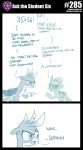  2019 arthropod avian beak changeling comic dialogue duo english_text female feral friendship_is_magic gallus_(mlp) gryphon hair hi_res horn male my_little_pony ocellus_(mlp) simple_background sintakhra text white_background 