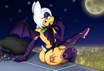  butt city cityscape drake-rex hi_res jewelry moon night_city rouge_the_bat sonic_(series) tattoo thief 