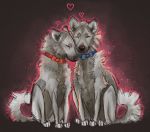  &lt;3 absurd_res canid canine canis domestic_dog hi_res mammal millaeng pewdiepie romantic_couple sven&#039;s_bf sven_(pewdiepie) 