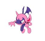  ambiguous_gender animated barefoot big_ears fangs featureless_crotch flying head_wings humanoid_pointy_ears imp impidimp long_tongue looking_at_viewer nintendo not_furry nude open_mouth opokemaniac pink_skin pointy_nose pok&eacute;mon pok&eacute;mon_(species) purple_skin purple_tongue sharp_teeth simple_background smile taunting teeth tongue tongue_out video_games white_background wings 