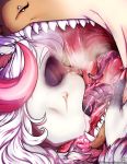  ambiguous_gender bodily_fluids bovid caprine extreme_french_kiss french_kissing hi_res horn humanoid hungrysuccubus kissing licking long_tongue mammal mouth_shot open_mouth piercing saliva sheep tongue tongue_out 