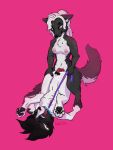  2019 4_toes 5_fingers 8_breasts animal_genitalia animal_penis animal_pussy anthro anthro_on_anthro biped black_nose bodily_fluids border_collie breasts canid canine canine_penis canine_pussy canis claws collar collie coyote cum cum_in_pussy cum_inside digital_media_(artwork) domestic_dog domination duo erection female female_penetrated fingers front_view fur genital_fluids gynomorph gynomorph/female gynomorph_penetrating hair herding_dog hi_res humanoid_hands intersex intersex/female intersex_penetrating katlin katlin_perkins knot leash mammal navel nude open_mouth pastoral_dog pawpads penetration penis pussy sheepdog signature simple_background small_breasts teeth toe_claws toes tongue tongue_out vaginal vaginal_penetration 