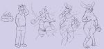  2019 ambiguous_gender anthro big_breasts bottomwear breast_growth breasts butt clothing duo eyewear female footwear gender_transformation glasses hair hand_on_breast hat headgear headwear hi_res human human_to_anthro lagomorph leporid lord_magicpants male mammal monochrome mtf_transformation navel nude pants pussy rabbit shirt shoes short_hair simple_background solo_focus species_transformation spirit standing topwear torn_clothing transformation 