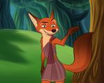  5:4 absurd_res anthro black_nose canid canine clothing disney fox fur hi_res male mammal nick_wilde simple_background trashasaurusrex zootopia 