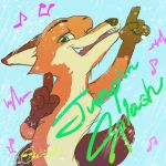  2019 anthro canid canine disney fox fur hi_res male mammal nick_wilde okisidol simple_background zootopia 