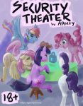  aponty ass_up blush butt equid equine female fluttershy_(mlp) friendship_is_magic group horn looking_pleasured mammal my_little_pony pinkie_pie_(mlp) pterippus rainbow_dash_(mlp) raised_tail rarity_(mlp) sitting twilight_sparkle_(mlp) unicorn wings 