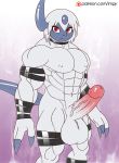  2019 absol anthro balls erection humanoid_penis impious looking_at_viewer male muscular muscular_male nintendo nude penis pok&eacute;mon pok&eacute;mon_(species) solo video_games 
