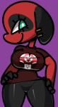  animal_crossing anthro big_breasts breasts canid canine canis cherry_(animal_crossing) clothed clothing domestic_dog ear_piercing female fungus low_res mammal mushroom nintendo piercing solo video_games vilepluff vinesauce vineshroom 