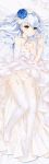  breasts crystalia dakimakura dress kizuna_kirameku_koi_iroha kizuna_kirameku_koi_iroha_tsubaki_renka nipples no_bra pantsu panty_pull pero see_through skirt_lift stockings suzakuin_tsubaki thighhighs wedding_dress 