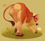  anthro big_butt bovid bovine butt cattle digital_media_(artwork) female hooves jacqueline_(nicnak044) jersey_cattle mammal nude pegibruno smile solo 