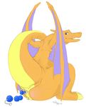  2008 anus charizard female nintendo plain_background pok&#233;mon pokemon pussy video_games white_background 