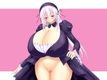  bb blush censored cleavage huge_breasts nipples pussy rozen_maiden smile suigintou 