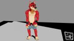  anthro canid canine decker facial_piercing go_go_hypergrind male mammal nose_piercing nose_ring penis piercing pubes skater solo spxwlf 