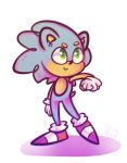  anthro beek blue_fur clothing eulipotyphlan footwear full-length_portrait fur gloves green_eyes handwear hedgehog hi_res male mammal portrait shoes simple_background smile solo sonic_(series) sonic_the_hedgehog standing star_eyes white_background 