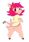  &lt;3 2019 anthro anthrofied big_breasts big_butt black_hair blue_hair breasts bubble_butt butt cervid cervine clothing deerling disembodied_hand female flower fur hair hi_res hooves horae_deerling huge_butt looking_back mammal nintendo orange_hair panties pink_fur pink_hair plant pok&eacute;mon pok&eacute;mon_(species) purple_yoshi_draws rear_view short_hair short_stack side_boob simple_background spring_deerling thick_thighs underwear video_games wide_hips 