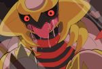  ambiguous_gender bodily_fluids giratina giratina_(altered_form) legendary_pok&eacute;mon nintendo on_glass pok&eacute;mon pok&eacute;mon_(species) saliva solo tagme video_games winte 