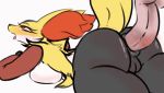  2019 ahegao anal anal_penetration animated anus badassbaal balls better_version_at_source big_butt breast_squish breasts butt canid canine delphox digital_drawing_(artwork) digital_media_(artwork) duo female fox fur human interspecies invalid_tag looking_pleasured male mammal nintendo penetration penis pok&eacute;mon pok&eacute;mon_(species) pok&eacute;philia pussy red_eyes red_fur sex simple_background squish tongue video_games white_background white_fur yellow_fur 