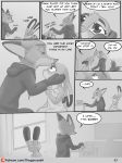  absurd_res canid canine comic disney female fox hi_res judy_hopps lagomorph leporid male mammal nick_wilde rabbit the_gory_saint zootopia 