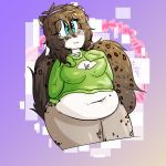  1:1 2019 anthro belly big_(disambiguation) big_belly big_breasts blend blue_eyes blush bottomless breasts brown_hair butt canid canine clothed clothing felid female fluffy fluffy_tail fur gain growth hair hi_res huge_breasts hybrid invalid_background invalid_tag kathrin_vaughan keidran keyhole legwear mammal obese overweight overweight_female solo spots spotted_fur sweater thicc_tights thick_thighs tights topwear twokinds webcomic weight_gain weights wide_hips 