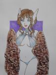  absurd_res anthro avian big_breasts breasts chausie_morgan clothing exophilia fantasy harpy hi_res invalid_tag lingerie monster monster_girl_(genre) mythology sextember terato teratophilia wings 