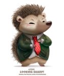  clothing cryptid-creations eulipotyphlan hedgehog mammal necktie solo suit 