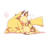  1:1 2018 ambiguous_gender annoyed group hi_res nintendo open_mouth pichu pikachu pok&eacute;mon pok&eacute;mon_(species) sleeping sonawill video_games yellow_body 