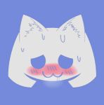  animated blush bodily_fluids breath discordapp felid feline icon looking_at_viewer loop low_res mammal panting saliva sweat unknown_artist 