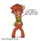  activision clothed clothing dialogue elora english_text faun female smile solo spyro_the_dragon starshippizza text video_games 
