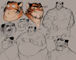  ! ? anthro belly big_belly bodily_fluids clothed clothing crying double_chin duo english_text felid fur gaming hands_on_hips holding_object male male/male mammal multiple_positions muscular muscular_male nintendo nintendo_switch obese obese_male open_mouth orange_fur overweight overweight_male pantherine playing_videogame racesolar smile striped_fur stripes tears text tiger triforce video_games white_fur 