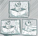  box clothing comic disney hi_res jack_savage juantriforce042 lagomorph leporid male mammal rabbit raining zootopia 