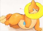  &lt;3 2019 ambiguous_gender belly blush buizel feral fur hi_res mammal multi_tail nintendo pok&eacute;mon pok&eacute;mon_(species) simple_background solo thick_thighs tinntira traditional_media_(artwork) video_games white_background wide_hips 