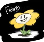  2017 ambiguous_gender flora_fauna flower flowey_the_flower living_flower not_furry open_mouth plant reis94618 smile solo undertale video_games 