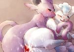  alolan_vulpix blue_eyes blue_fur blue_nose blue_paws blush bodily_fluids butt cum cum_in_pussy cum_inside cum_on_butt duo ears_up eeveelution espeon female feral feral_on_feral fluffy fluffy_tail forked_tail fur genital_fluids hi_res leg_markings looking_pleasured lukuiscute lying male male/female markings multi_tail nintendo on_side one_eye_closed penetration penis pok&eacute;mon pok&eacute;mon_(species) purple_fur pussy red_penis regional_variant snout socks_(marking) sweat tongue tongue_out vaginal vaginal_penetration video_games white_fur 