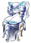  big_breasts breasts dorian-bc eyewear female glasses huge_breasts humanoid kirlia nintendo pok&eacute;mon pok&eacute;mon_(species) solo video_games 