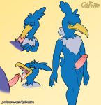  absurd_res anthro avian beak cramorant fellatio gobanire hi_res humanoid_penis male nintendo oral penile penis pok&eacute;mon pok&eacute;mon_(species) sex video_games 