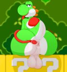  2019 absurd_res anal anthro anus backsack balls bedroom_eyes big_balls big_butt blue_eyes bodily_fluids bubble_butt butt digital_media_(artwork) gift green_skin green_yoshi half-closed_eyes hi_res looking_at_viewer looking_back male mario_bros multicolored_skin multicolored_tail nintendo nude open_mouth oral presenting presenting_anus presenting_hindquarters raised_tail rear_view reptile rimming scalie seductive sex simple_background sitting smile snout solo spread_butt spreading thick_thighs tongue tongue_out tweezalton two_tone_skin two_toned video_games white_balls white_skin white_tail wide_hips yoshi 