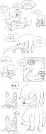  ! ? anthro bodily_fluids broken canid canine clothing comic confusion den255 dialogue duo echidna fox gloves handwear hi_res humor japanese_text knuckles_the_echidna male mammal miles_prower monotreme sonic_(series) speech_bubble surprise sweat sweatdrop tablet text thought_bubble 