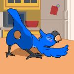  1:1 2019 4_toes ambiguous_fluids ambiguous_gender animal_genitalia animated anisodactyl ass_up avian beak bird bird_feet blu_(rio) blue_feathers blue_macaw blue_sky_studios blush bodily_fluids butt cloaca cloacal cloacal_penetration detailed_background digital_media_(artwork) disembodied_penis dynablade_savior eyes_closed feathered_wings feathers fellatio feral feral_penetrated genital_fluids group group_sex kitchen loop male male/ambiguous nude open_mouth oral oral_penetration orgy penetration penile penis pixel_(artwork) pixel_animation raised_tail rio_(series) saliva scutes sex spitroast tail_feathers tailwag talons toes wings 