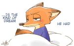  canid canine clothing comic disney fox male mammal nick_wilde pillow rikuo_(artist) solo zootopia 