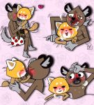 &lt;3 after_sex aggressive_retsuko ailurid ambiguous_penetration anthro babblingbrookebutler bed blush bodily_fluids bottomwear butt canid canine clothed clothing duo female fur haida hi_res hyaenid kissing leggings legwear lying male male/female mammal nude open_mouth partially_clothed penetration red_panda retsuko ring sanrio sex short_stack shorts sitting size_difference smile spotted_hyena sweat teeth thick_thighs tongue tongue_out wide_hips 