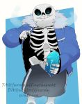  animated_skeleton bone furrypuddingthegreat hi_res humanoid male not_furry penis sans_(undertale) skeleton solo undead undertale video_games 