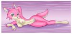  animal_crossing anthro breasts canine female freya freya_(animal_crossing) fur jessica_fox_(artist) mammal nintendo nipples pink_fur solo unknown_artist video_games wolf yellow_eyes 