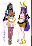  fate/grand_order maid nitocris_(fate/grand_order) scheherazade_(fate/grand_order) yang-do 