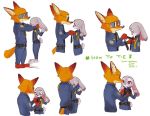  bibio canid canine clothing disney duo eyewear female fox judy_hopps lagomorph leporid male mammal nick_wilde oibib rabbit sunglasses uniform zootopia 