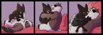  absurd_res anal badger badgerclops cartoon_network comic domestic_cat duo erection felid feline felis hi_res hug kissing male male/male mammal mao_mao mao_mao_heroes_of_pure_heart mustelid musteline penis 